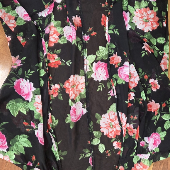 Wild Fable Hot Pink Mini Dress With Rose Cover - Picture 6 of 7